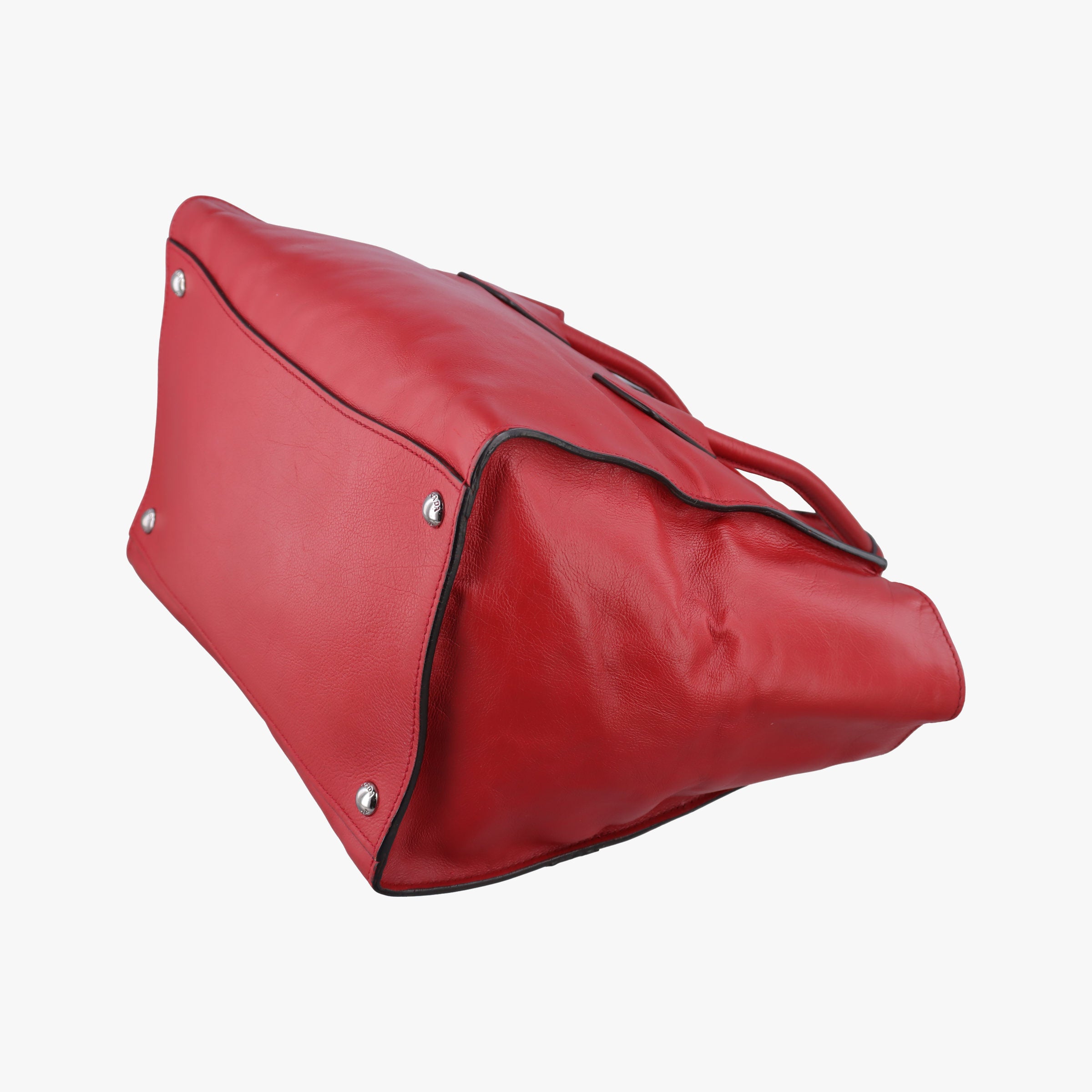 Secondhand Prada Twin Pocket Winged Tote Red Leather BN2619 shoulderbag | stylenewstar