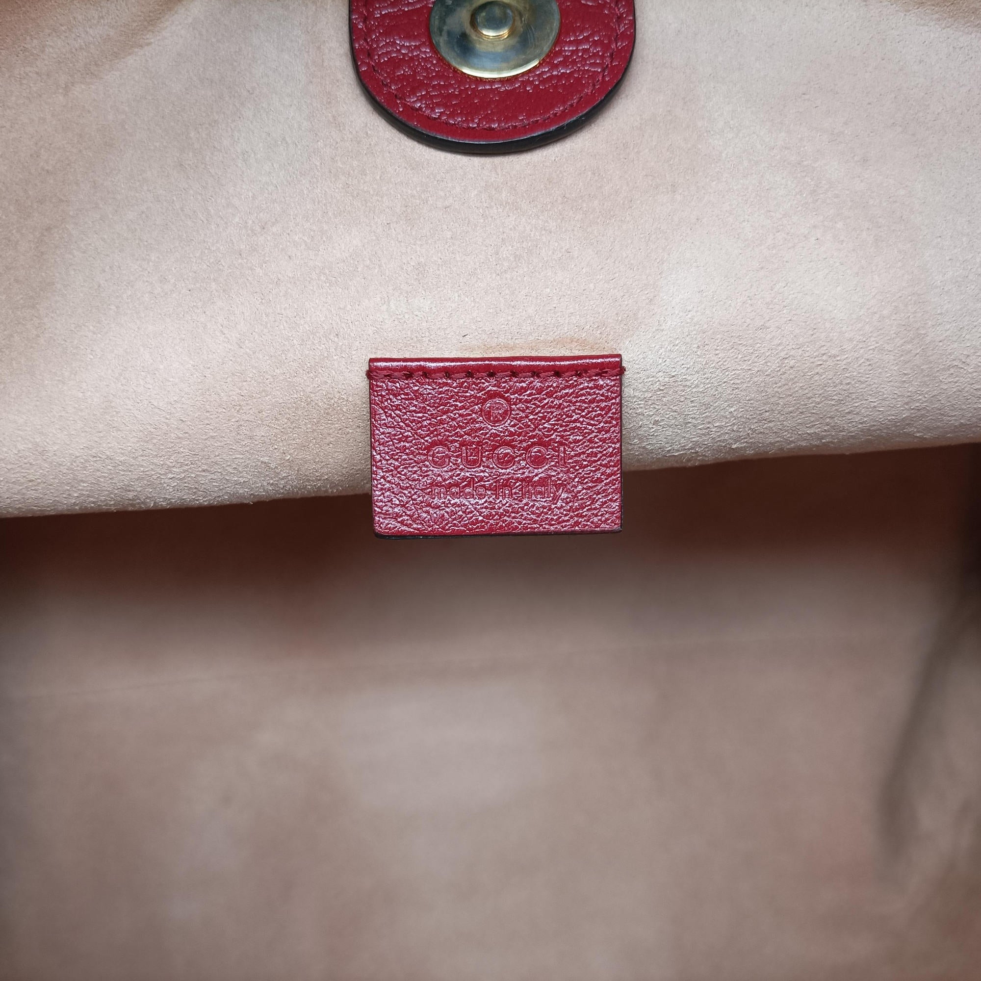 Secondhand Gucci Rajah Black × Red × Multi Tweed×Leather 537219 shoulderbag | stylenewstar