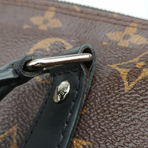 Pre-owned Louis Vuitton Porte Documents Voyage brown Monogram Canvas M40225 handbag | stylenewstar