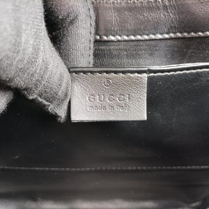 Pre-owned Gucci Emily Black Leather 295402 shoulderbag | stylenewstar