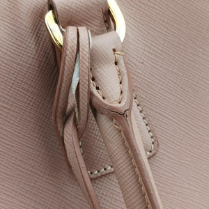 Pre-owned Prada Galleria Pink SAFFIANO Leather BN1786 shoulderbag | stylenewstar