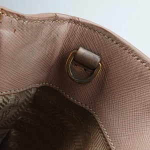 Pre-owned Prada Galleria Pink SAFFIANO Leather BN1786 shoulderbag | stylenewstar