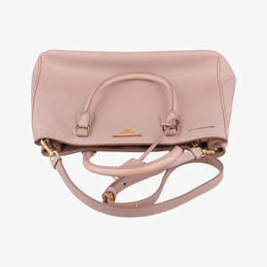 Pre-owned Prada Galleria Pink SAFFIANO Leather BN1786 shoulderbag | stylenewstar