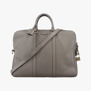 Vintage Gucci Diamante Grey leather 208463 shoulderbag | stylenewstar