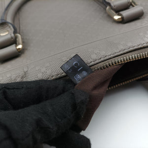 Vintage Gucci Diamante Grey leather 208463 shoulderbag | stylenewstar