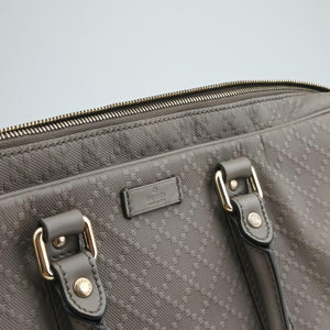Vintage Gucci Diamante Grey leather 208463 shoulderbag | stylenewstar