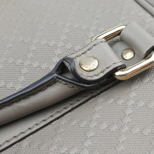 Vintage Gucci Diamante Grey leather 208463 shoulderbag | stylenewstar
