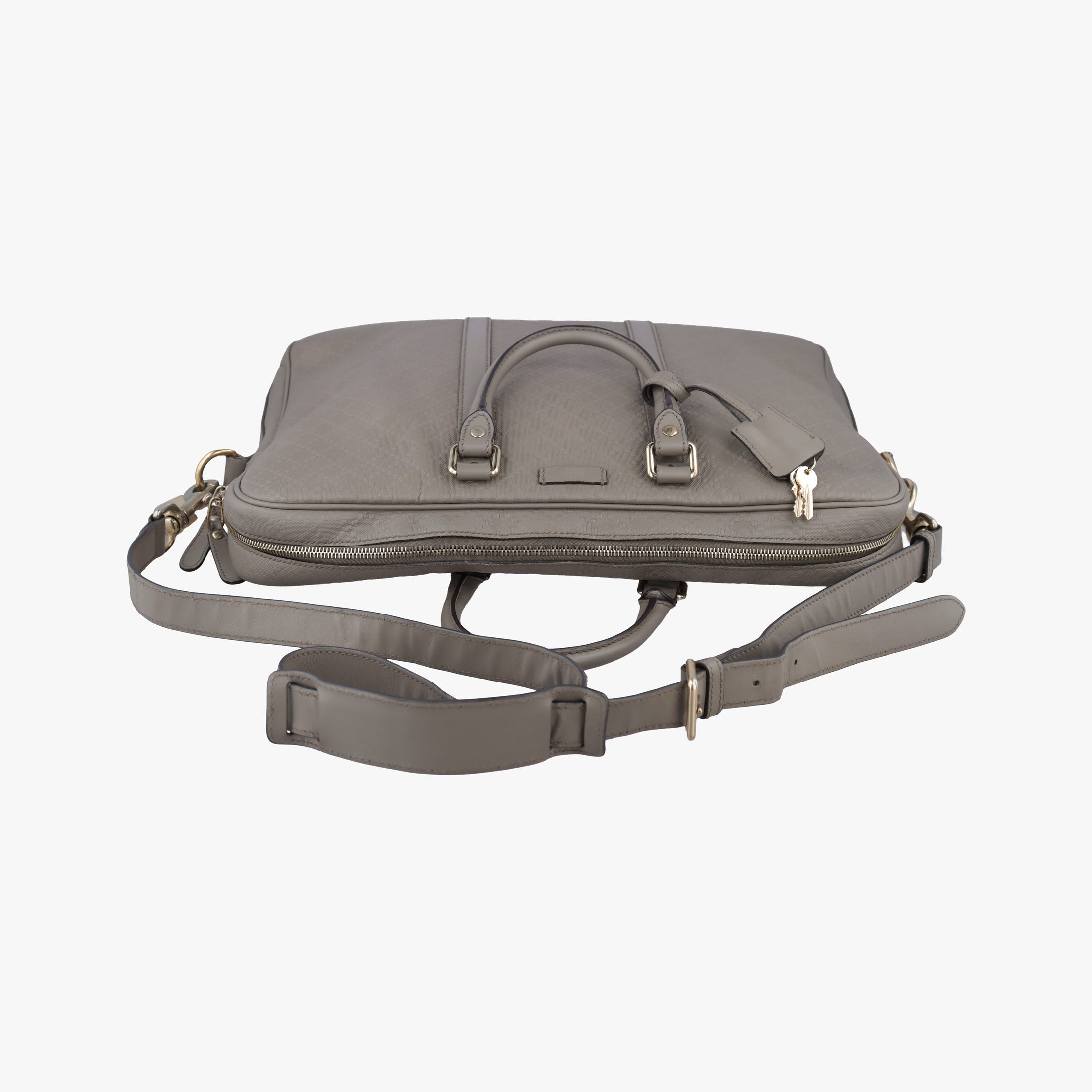 Vintage Gucci Diamante Grey leather 208463 shoulderbag | stylenewstar