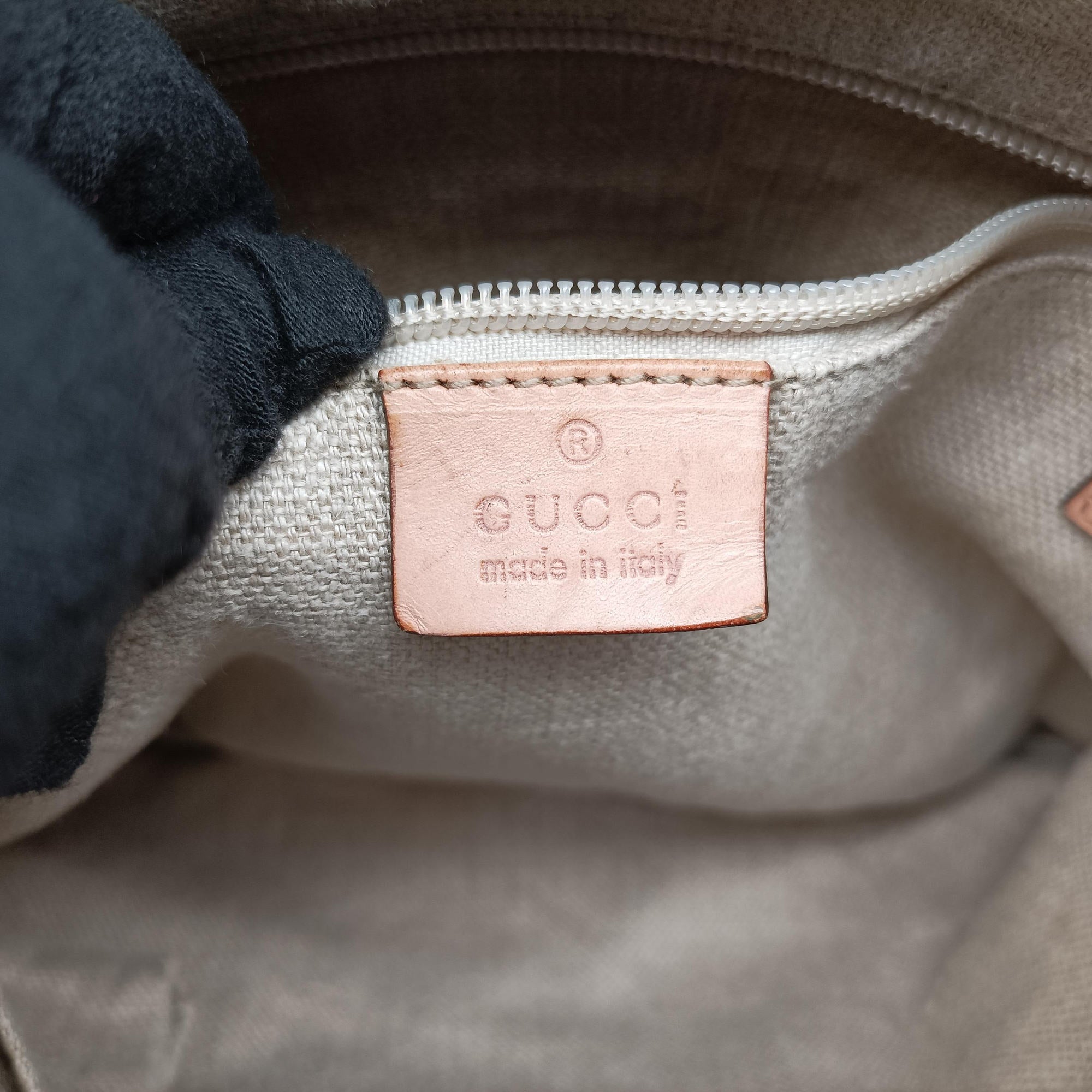 Pre-owned Gucci Flora Multicolour×White canvas×leather 145857 shoulderbag | stylenewstar