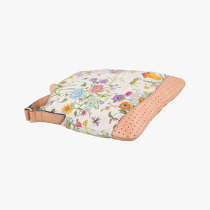 Pre-owned Gucci Flora Multicolour×White canvas×leather 145857 shoulderbag | stylenewstar