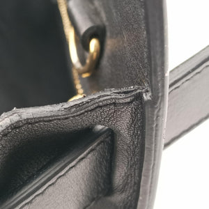 Pre-owned Yves Saint Laurent SAC DE JOUR White×black Leather 324823 shoulderbag | stylenewstar