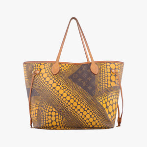 Vintage Louis Vuitton Neverfull MM MARRON × JAUNE Monogram Wave Dot Canvas M40685 handbag | stylenewstar