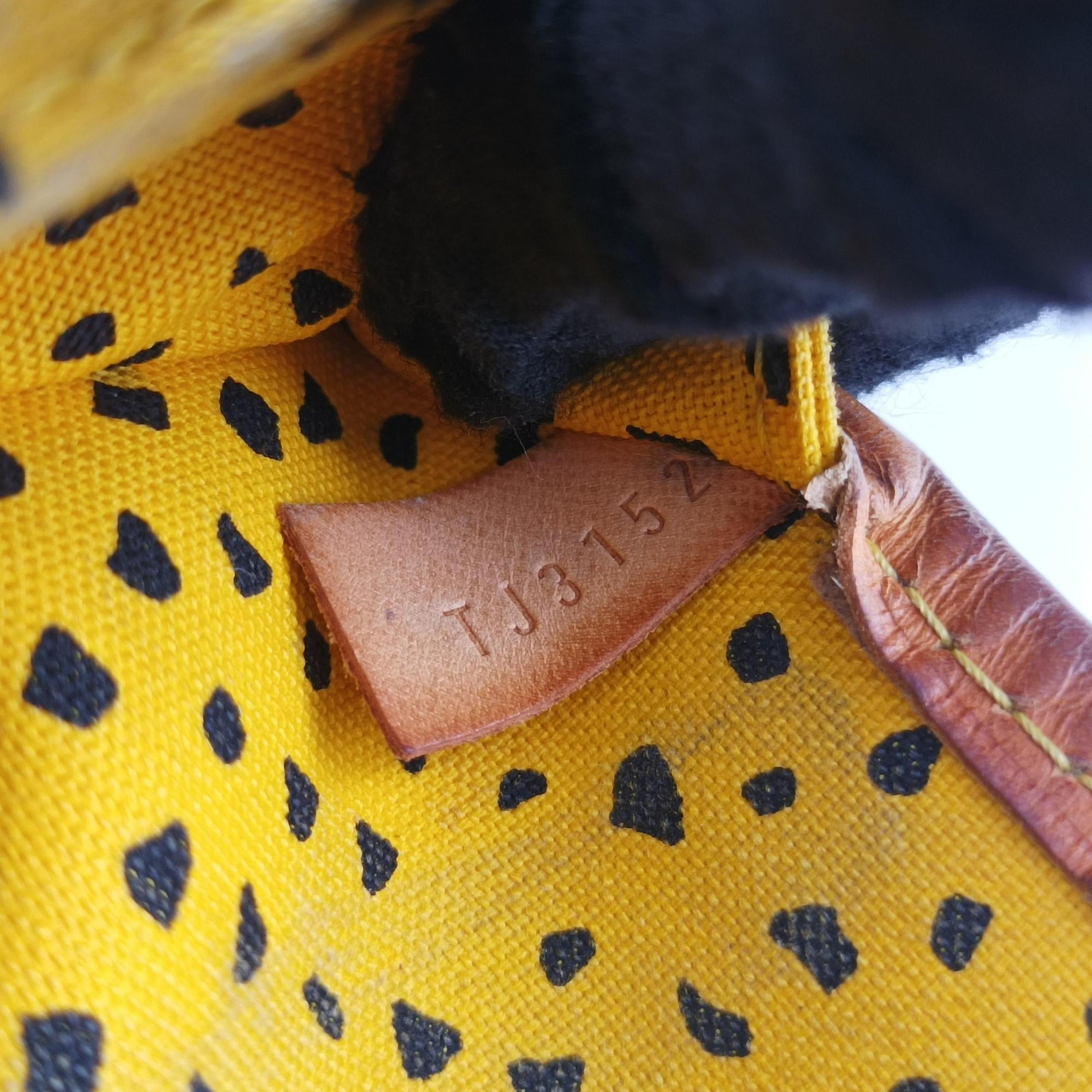 Vintage Louis Vuitton Neverfull MM MARRON × JAUNE Monogram Wave Dot Canvas M40685 handbag | stylenewstar
