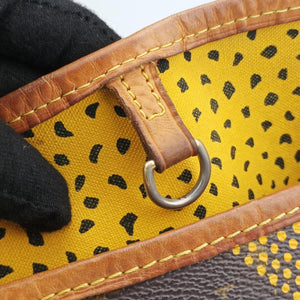Vintage Louis Vuitton Neverfull MM MARRON × JAUNE Monogram Wave Dot Canvas M40685 handbag | stylenewstar