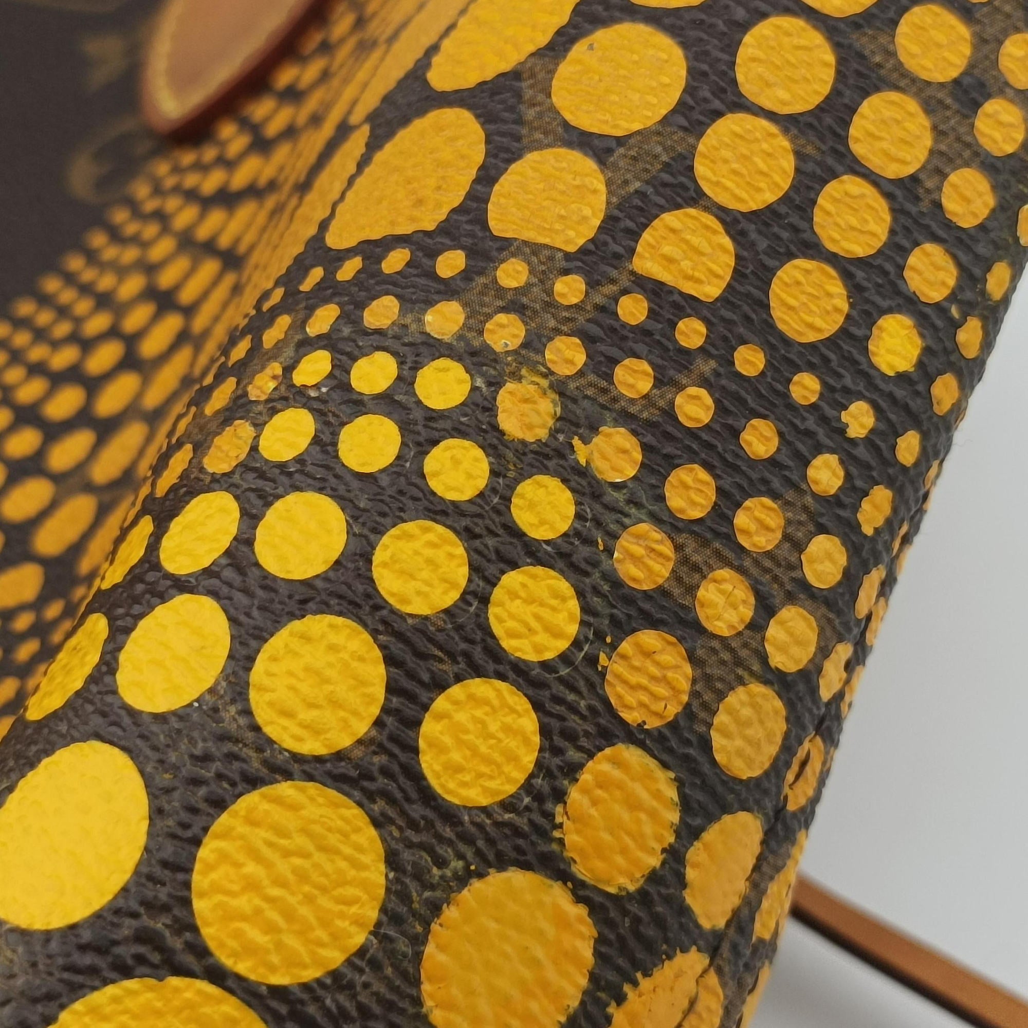 Vintage Louis Vuitton Neverfull MM MARRON × JAUNE Monogram Wave Dot Canvas M40685 handbag | stylenewstar