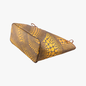 Vintage Louis Vuitton Neverfull MM MARRON × JAUNE Monogram Wave Dot Canvas M40685 handbag | stylenewstar