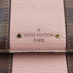 Pre-owned Louis Vuitton Bond Street EBENE×Magnolia Damier Canvas×Taurillon leather N64417 shoulderbag | stylenewstar