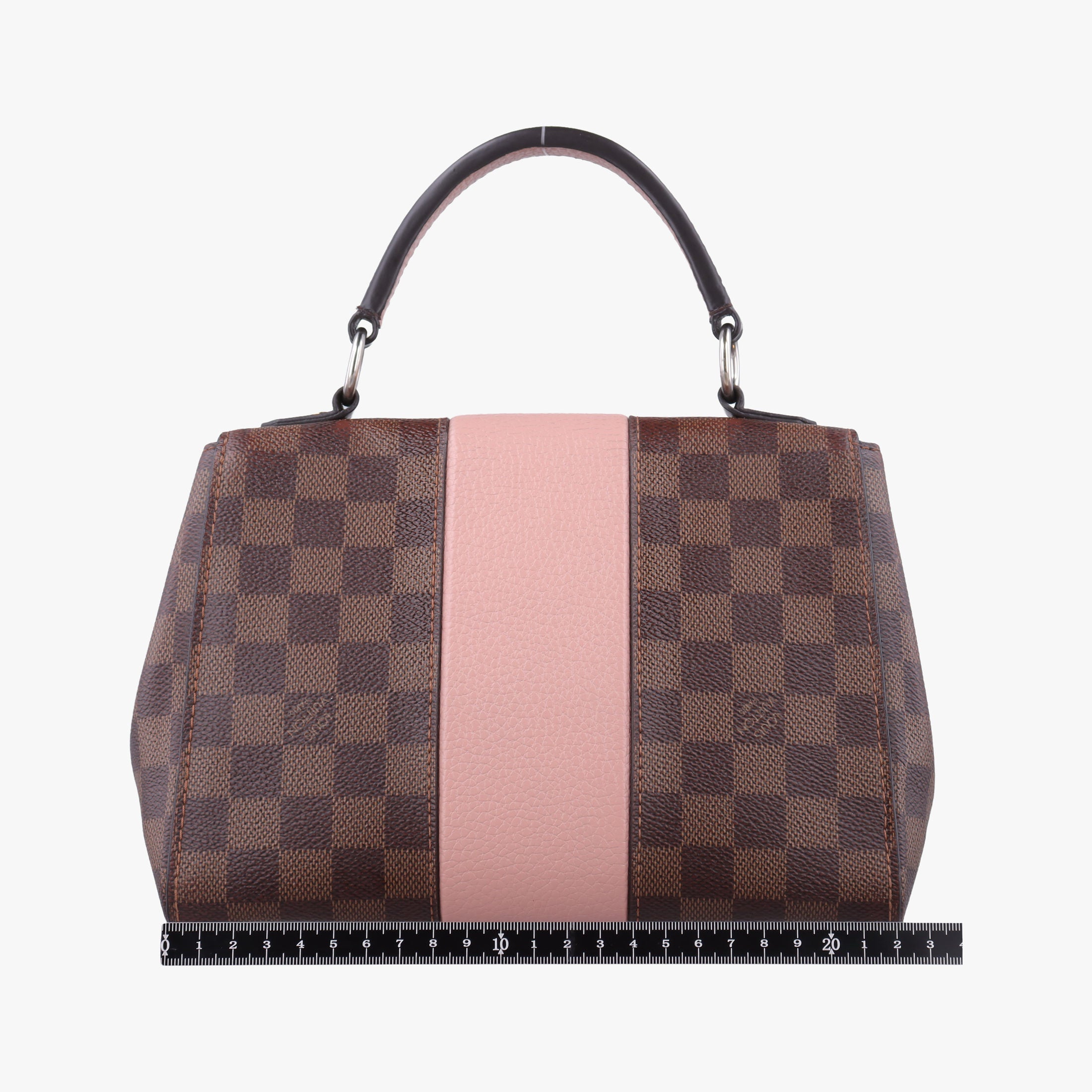 Pre-owned Louis Vuitton Bond Street EBENE×Magnolia Damier Canvas×Taurillon leather N64417 shoulderbag | stylenewstar