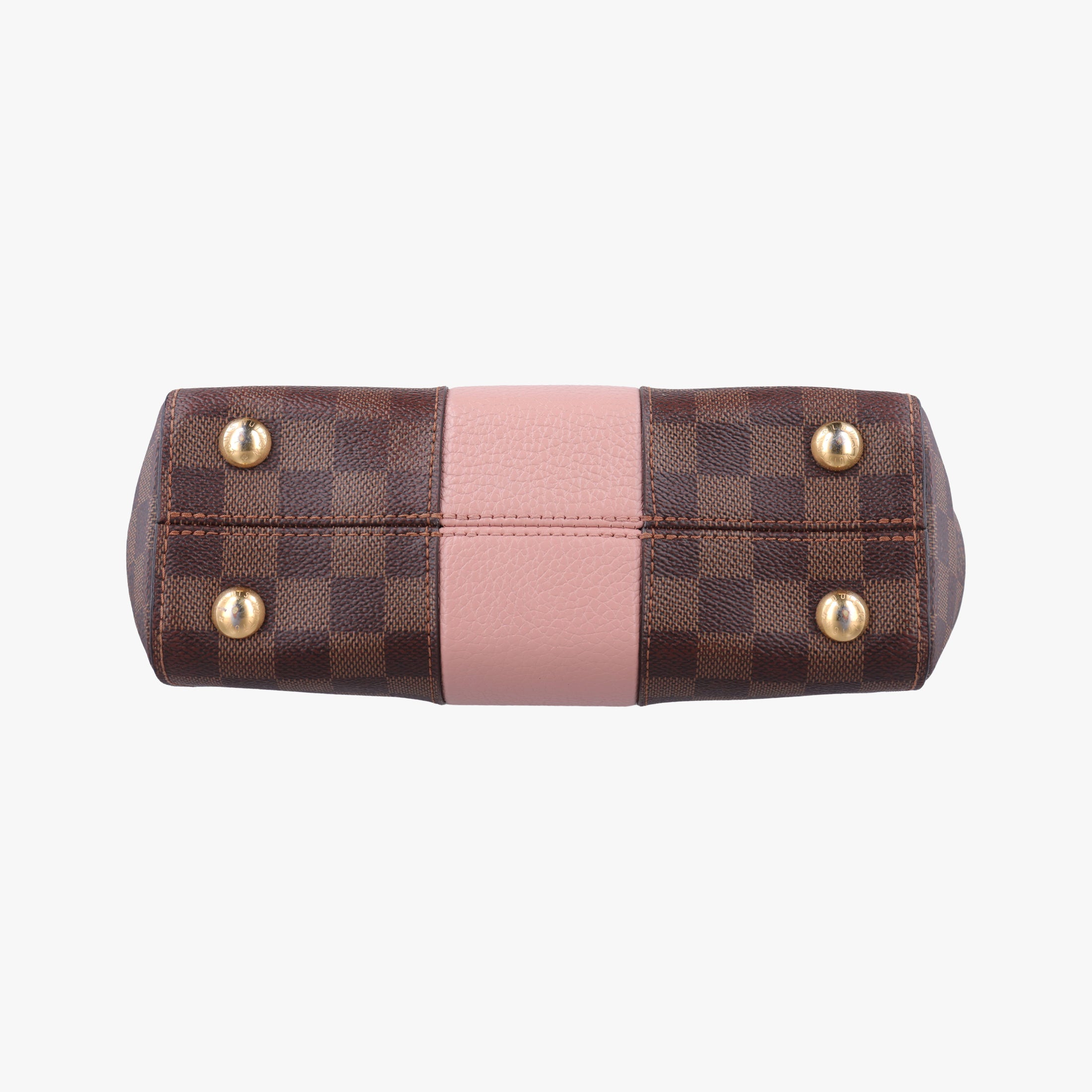 Pre-owned Louis Vuitton Bond Street EBENE×Magnolia Damier Canvas×Taurillon leather N64417 shoulderbag | stylenewstar