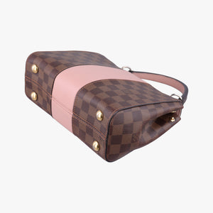 Pre-owned Louis Vuitton Bond Street EBENE×Magnolia Damier Canvas×Taurillon leather N64417 shoulderbag | stylenewstar