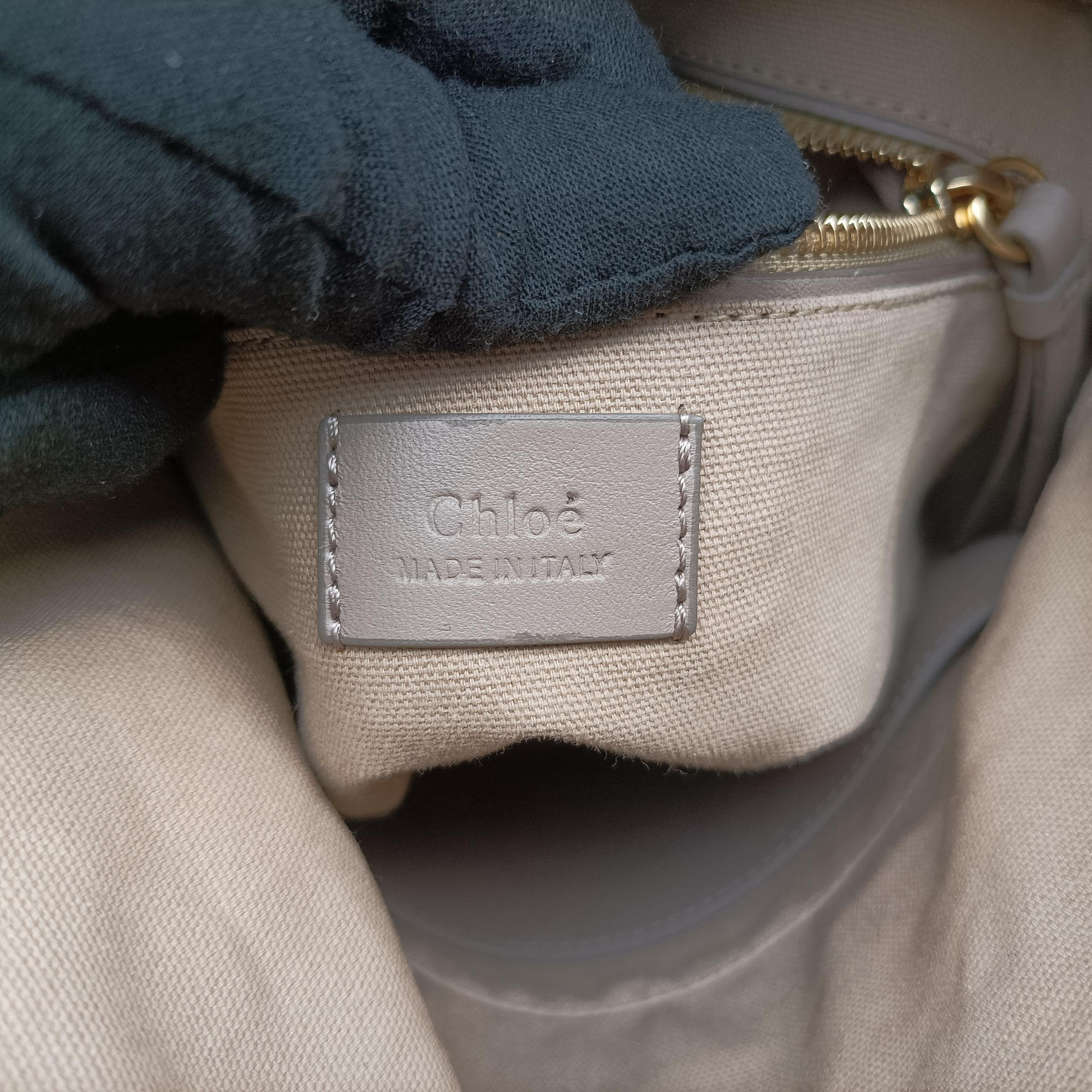 Pre-owned Chloe ROY Beige Leather  shoulderbag | stylenewstar