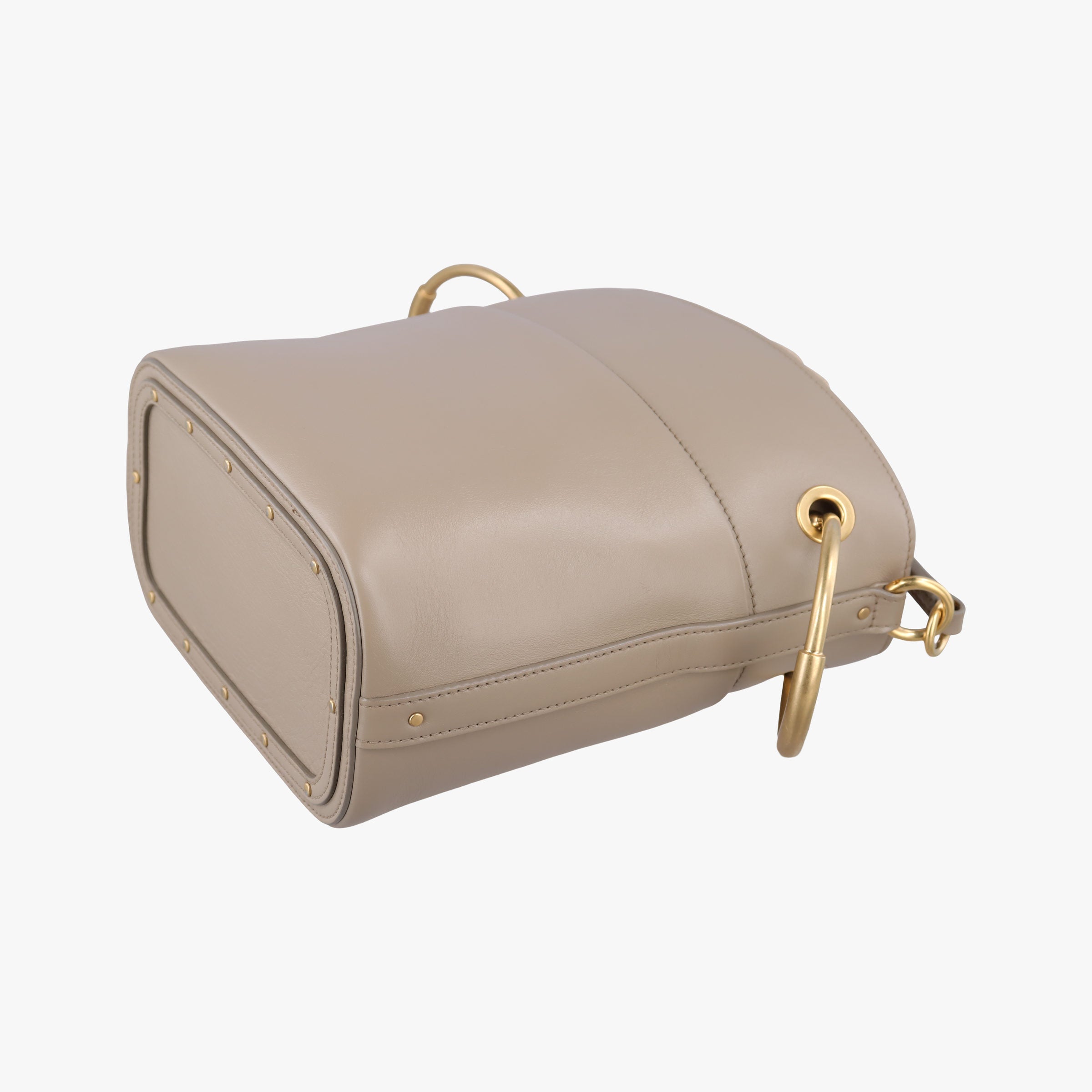 Pre-owned Chloe ROY Beige Leather  shoulderbag | stylenewstar