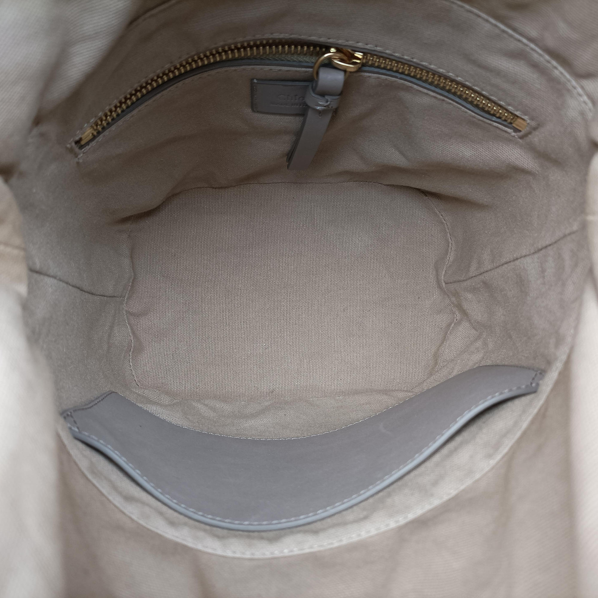 Pre-owned Chloe ROY Beige Leather  shoulderbag | stylenewstar