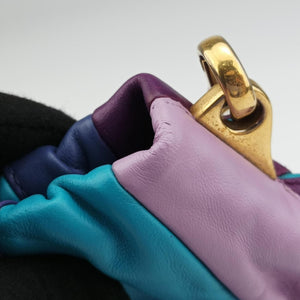 Pre-owned Prada  Trembled Blossoms Multicolor Purple × Blue Nappa Leather BN1680 shoulderbag | stylenewstar