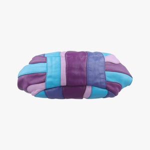 Pre-owned Prada  Trembled Blossoms Multicolor Purple × Blue Nappa Leather BN1680 shoulderbag | stylenewstar