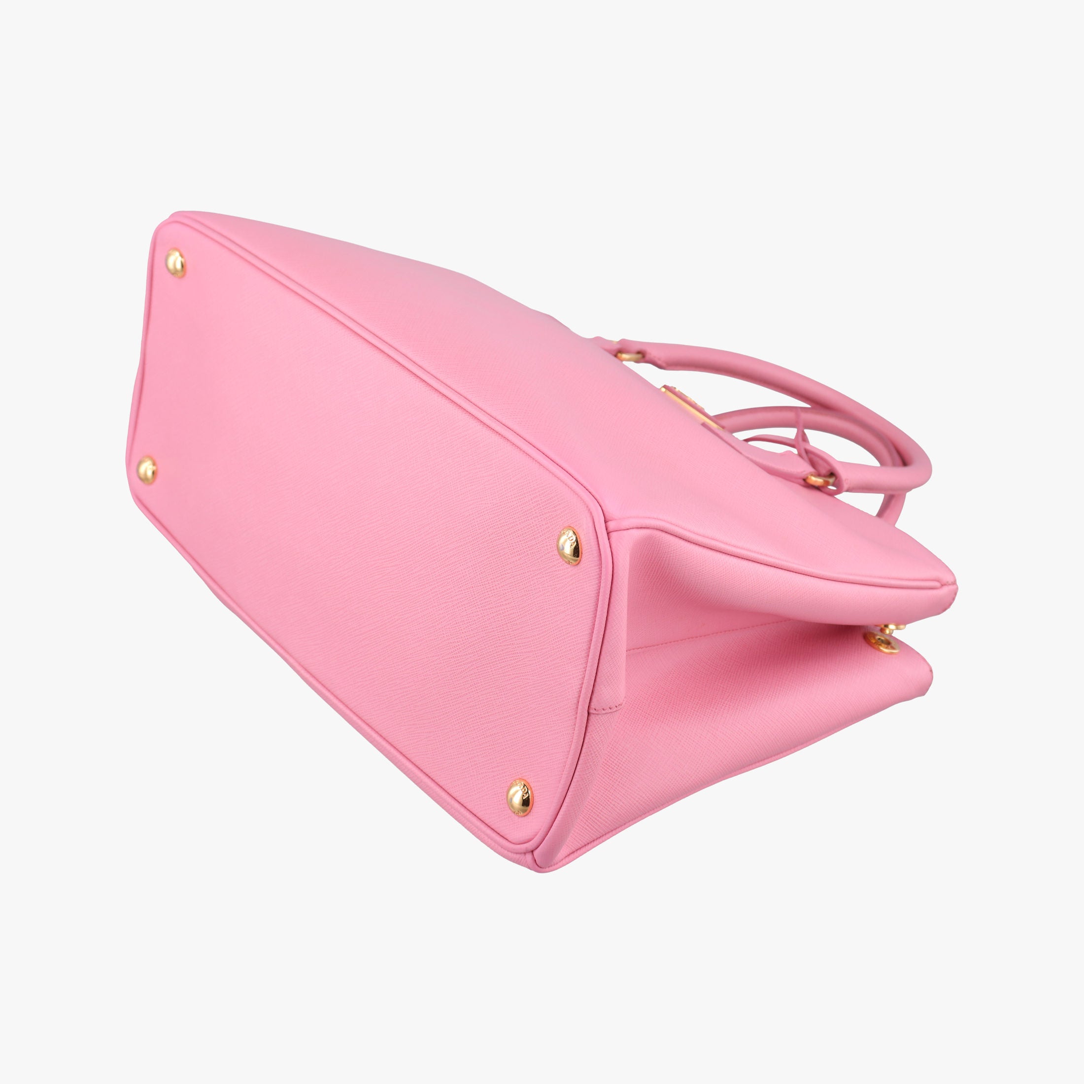 Pre-owned Prada Galleria Pink SAFFIANO Leather BN2274 shoulderbag | stylenewstar