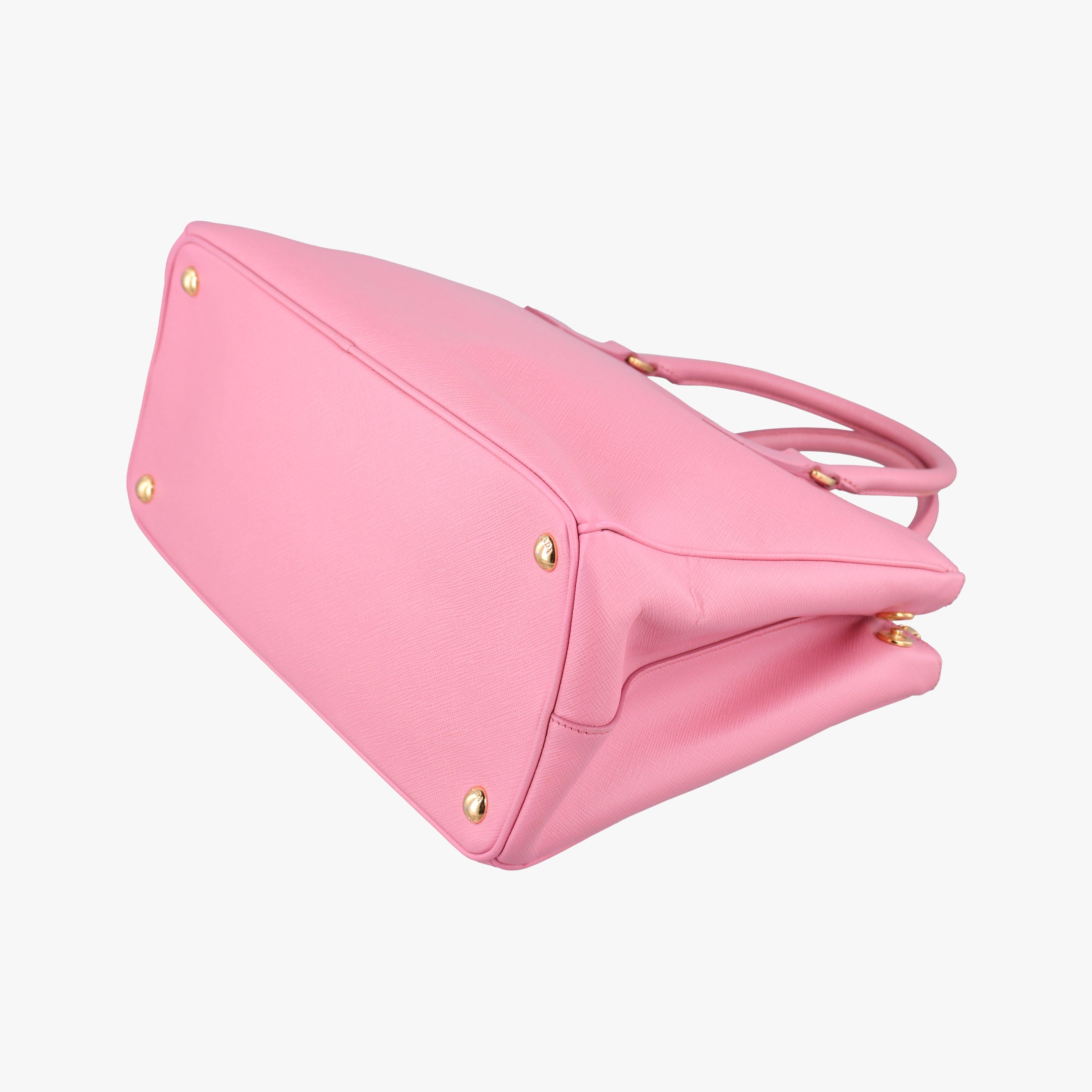 Pre-owned Prada Galleria Pink SAFFIANO Leather BN2274 shoulderbag | stylenewstar