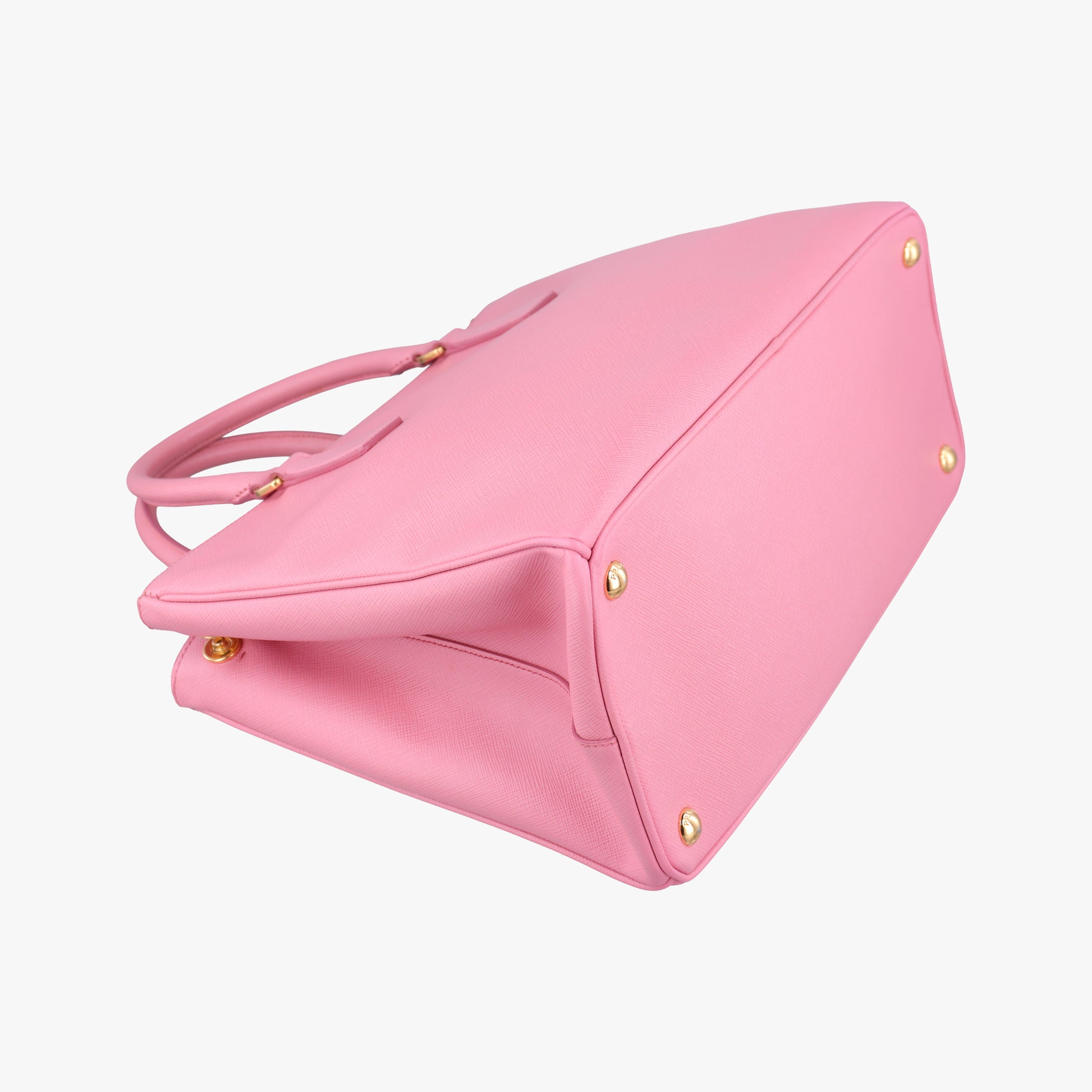 Pre-owned Prada Galleria Pink SAFFIANO Leather BN2274 shoulderbag | stylenewstar
