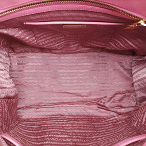 Pre-owned Prada Galleria Pink SAFFIANO Leather BN2274 shoulderbag | stylenewstar