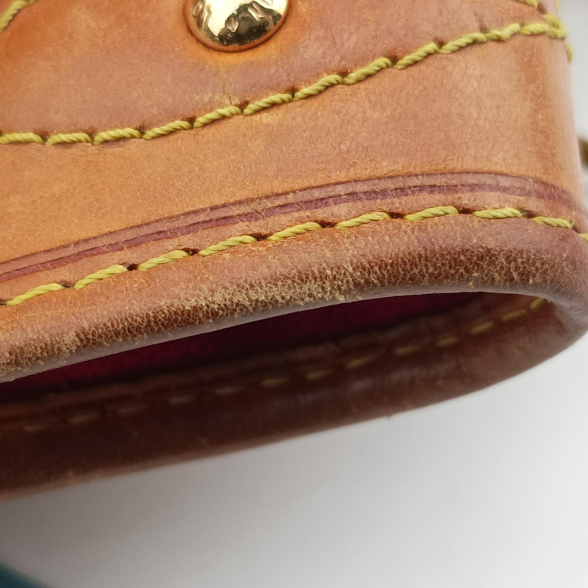 Vintage Louis Vuitton Fringe Bucket Bag Blanc × Multicolor Monogram Multicolore Coated Canvas × Suede Fringe M40109 handbag | stylenewstar