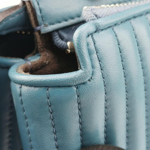 Pre-owned Fendi Dotcom Click Small Blue Leather 8BN299 shoulderbag | stylenewstar
