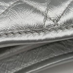 Pre-owned Chanel GABRIELLE Silver Leather A93825 shoulderbag | stylenewstar