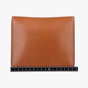Pre-owned Fendi Fab Brown Leather 8BT317 shoulderbag | stylenewstar