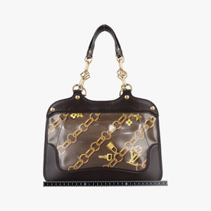 Vintage Louis Vuitton Monogram Charm Cabas Brown x Multicolor Vinyl x Leather M95156 handbag | stylenewstar
