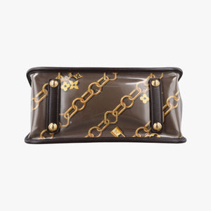 Vintage Louis Vuitton Monogram Charm Cabas Brown x Multicolor Vinyl x Leather M95156 handbag | stylenewstar
