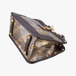 Vintage Louis Vuitton Monogram Charm Cabas Brown x Multicolor Vinyl x Leather M95156 handbag | stylenewstar
