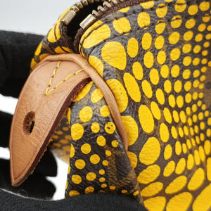 Pre-owned Louis Vuitton Monogram Town Speedy 30 Brown x Yellow Monogram canvas    　 M40692 handbag | stylenewstar
