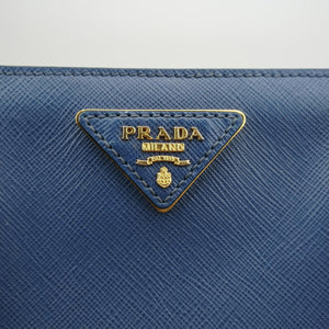 Vintage Prada Galleria Blue SAFFIANO Leather BN2274 handbag | stylenewstar