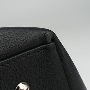 Pre-owned Louis Vuitton Lockme Day 	Noir Grained Calf Leather M53730 handbag | stylenewstar
