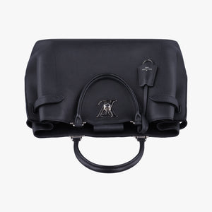 Pre-owned Louis Vuitton Lockme Day 	Noir Grained Calf Leather M53730 handbag | stylenewstar
