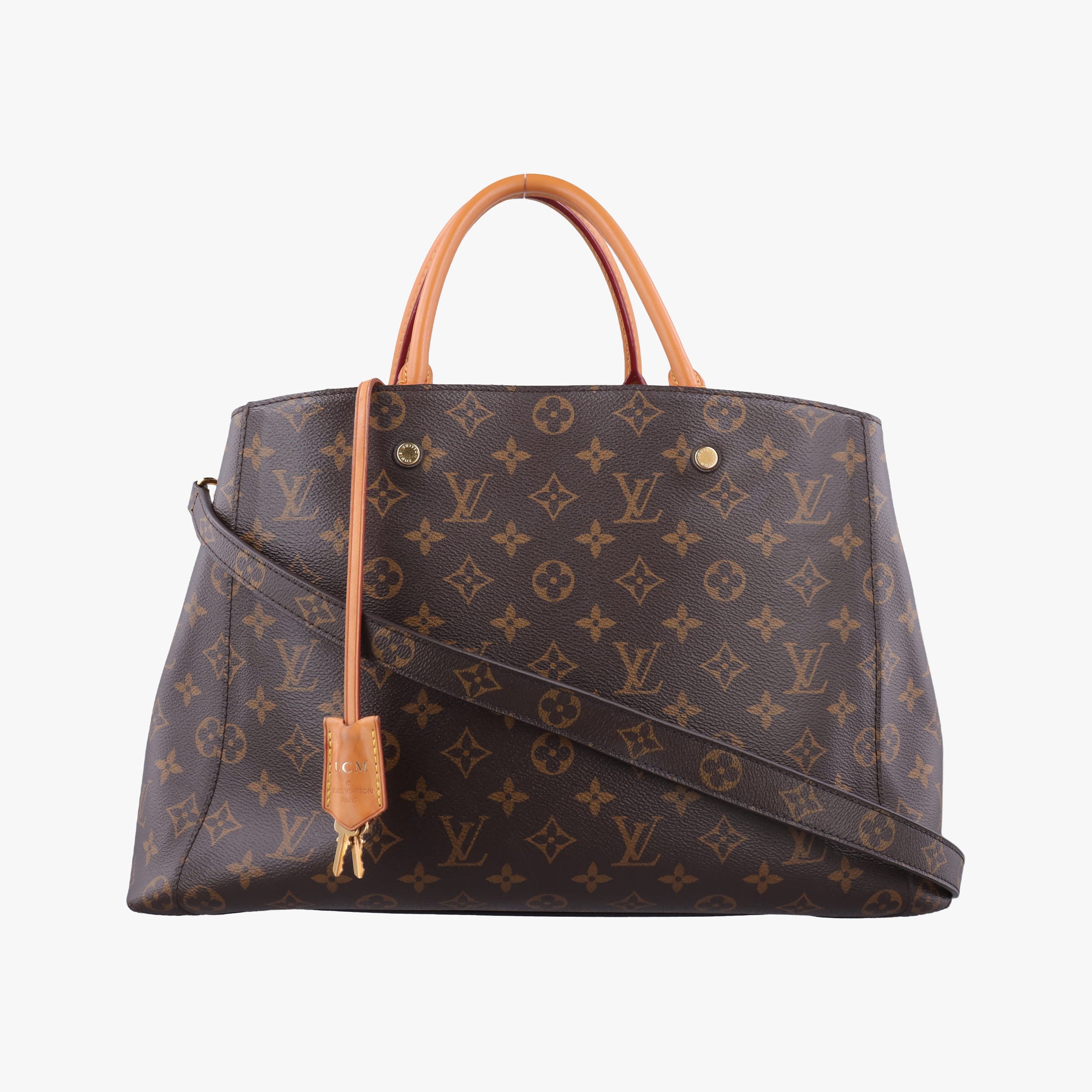 Pre-owned Louis Vuitton MONTAIGNE GM Brown Monogram Canvas M41067 shoulderbag | stylenewstar
