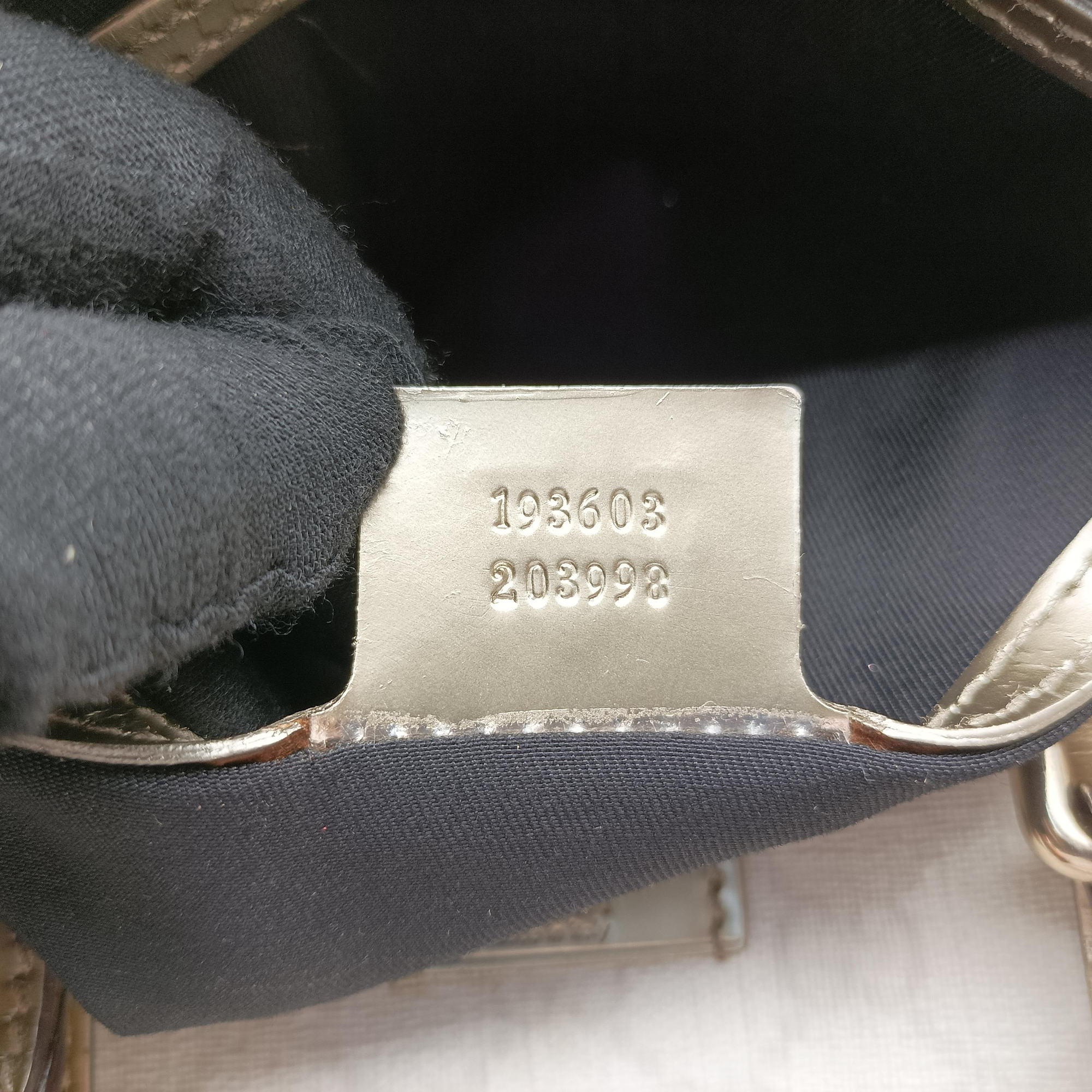 Pre-owned Gucci GG plus Spring Joy GG Supreme White PVC coated canvas 193603 handbag | stylenewstar