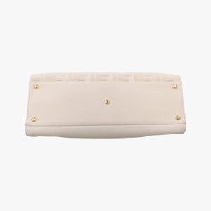Pre-owned Fendi Peekaboo Beige canvas 8BH374 shoulderbag | stylenewstar
