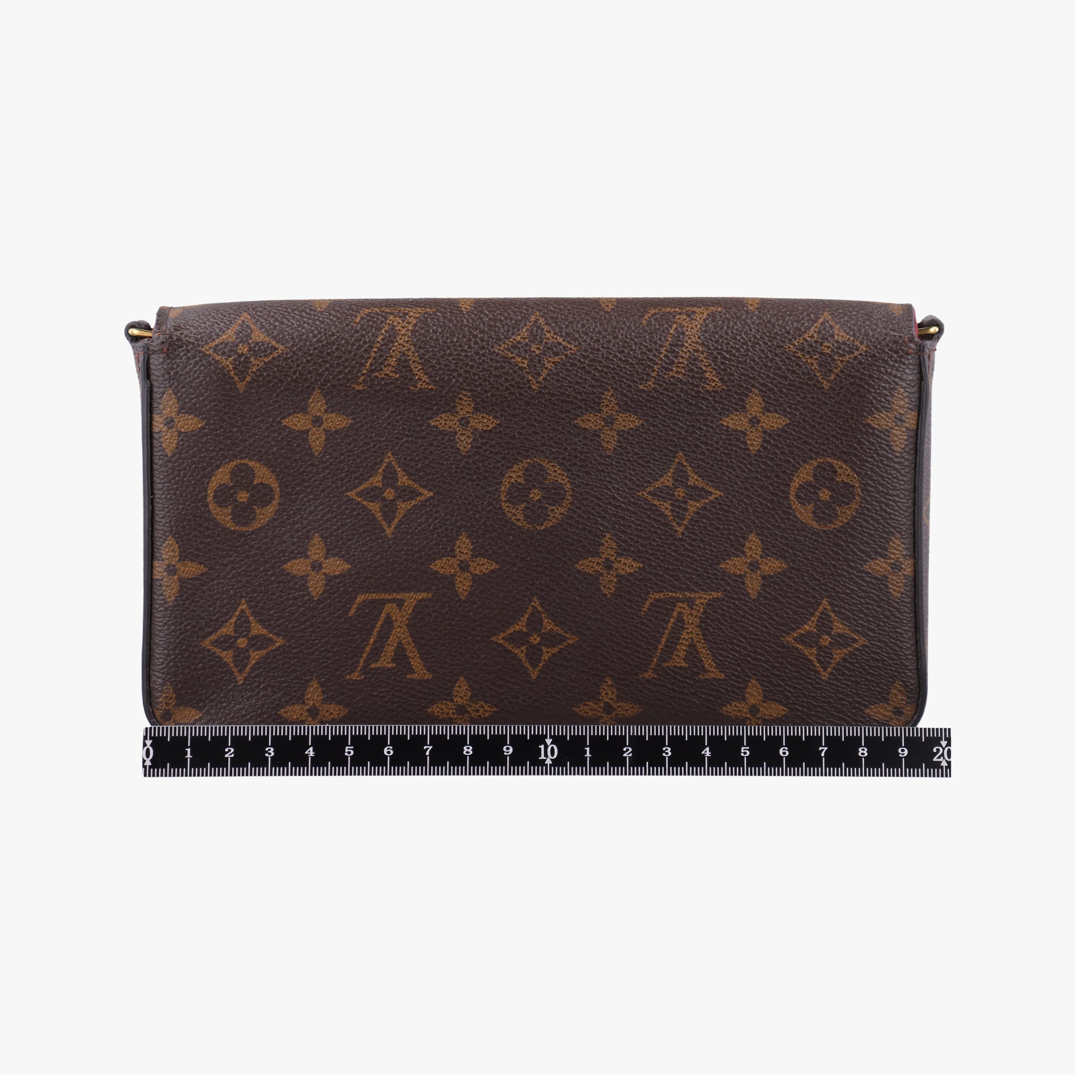 Pre-owned Louis Vuitton Pochette Felicie Brown Monogram Canvas M61276 shoulderbag | stylenewstar