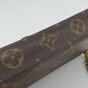 Pre-owned Louis Vuitton Pochette Felicie Brown Monogram Canvas M61276 shoulderbag | stylenewstar