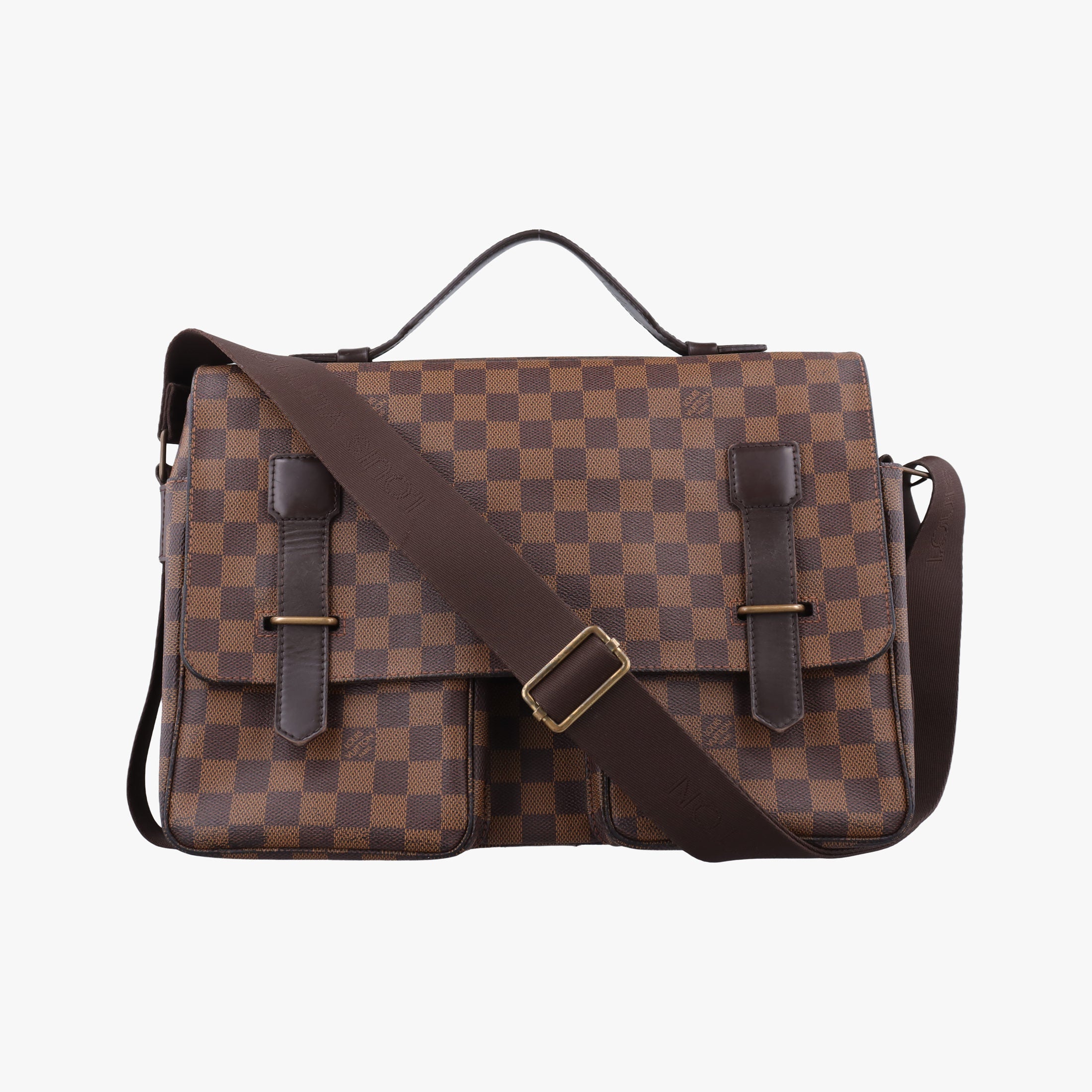 Secondhand Louis Vuitton BROADWAY EBENE Damier Canvas N42270 shoulderbag | stylenewstar